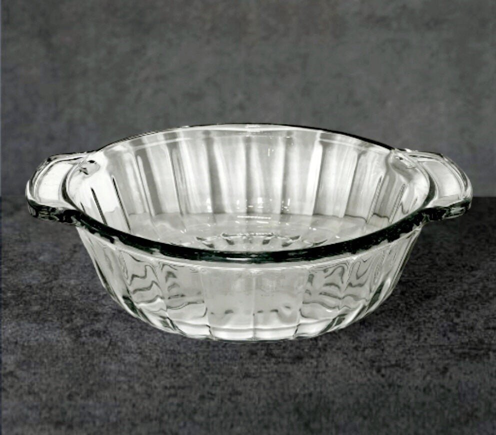 Anchor Hocking Ribbed Clear Glass Casserole Dish 2 Quart 9.5" | Oven Safe Kitchen Decor | Housewarming Gift - Timeless Treasures Emporium1
