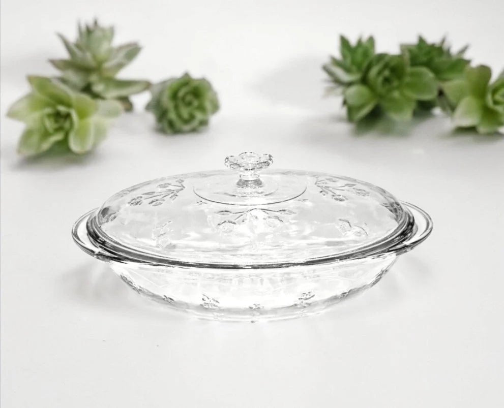 Anchor Hocking Savannah Oval Glass Casserole Dish 2 Quart 13" With Lid | Oven Safe Kitchen Decor | Housewarming Gift - Timeless Treasures Emporium1