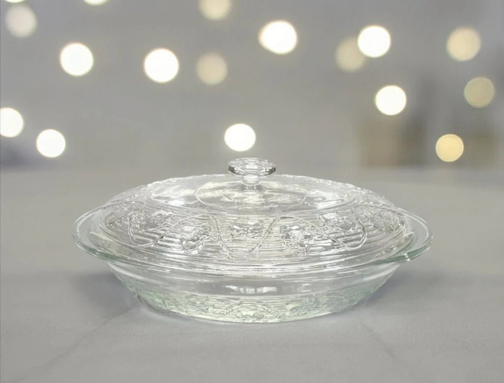 Anchor Hocking Savannah Oval Glass Casserole Dish 2 Quart 13" With Lid | Oven Safe Kitchen Decor | Housewarming Gift - Timeless Treasures Emporium1