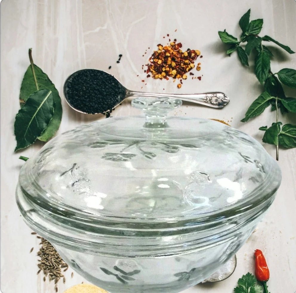 Anchor Hocking Savannah Oval Glass Casserole Dish 2 Quart 13" With Lid | Oven Safe Kitchen Decor | Housewarming Gift - Timeless Treasures Emporium1