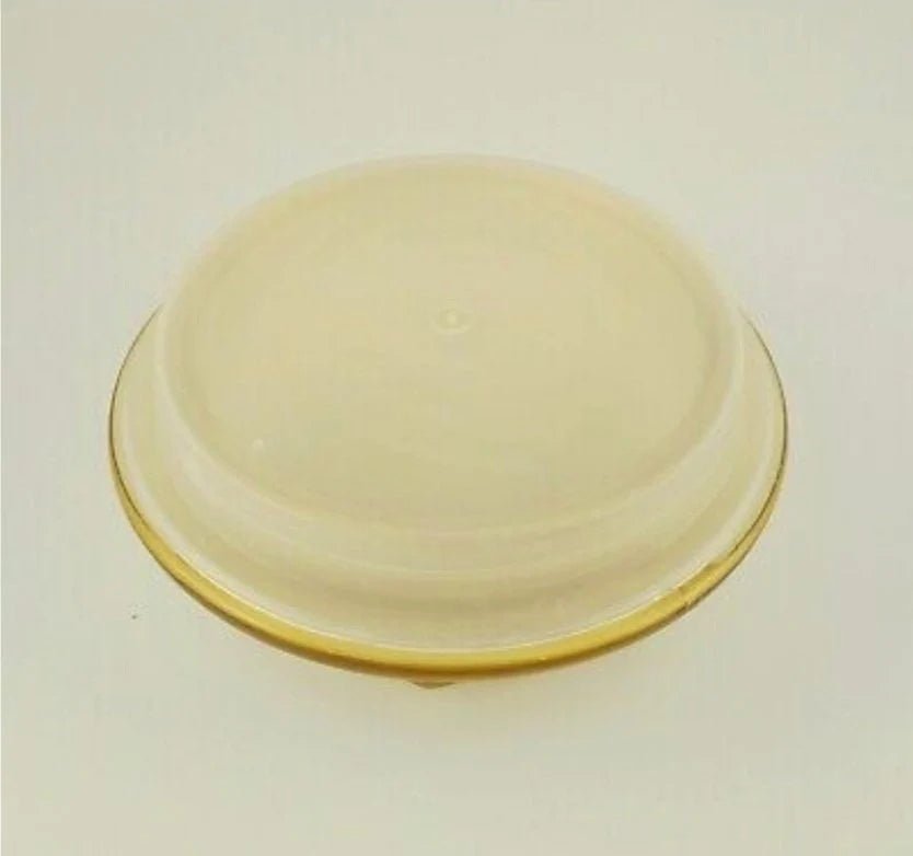 Beautiful L.E. Smith Atterbury Amber Depression Scroll Glass Retro Kitchen Canister Canister - Timeless Treasures Emporium1