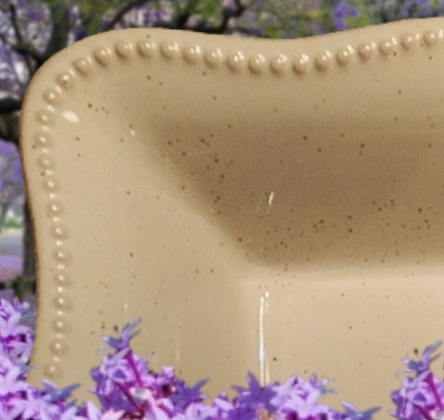 Bico Brand Scalloped Edge Stoneware Bakers Casserole Bakeware Serving Dishes ~ Set of Two - Timeless Treasures Emporium1