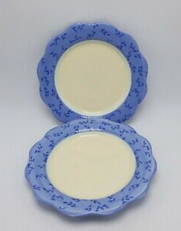 Blue/White Salad Plates 9" (2) by PFALTZGRAFF - Timeless Treasures Emporium1