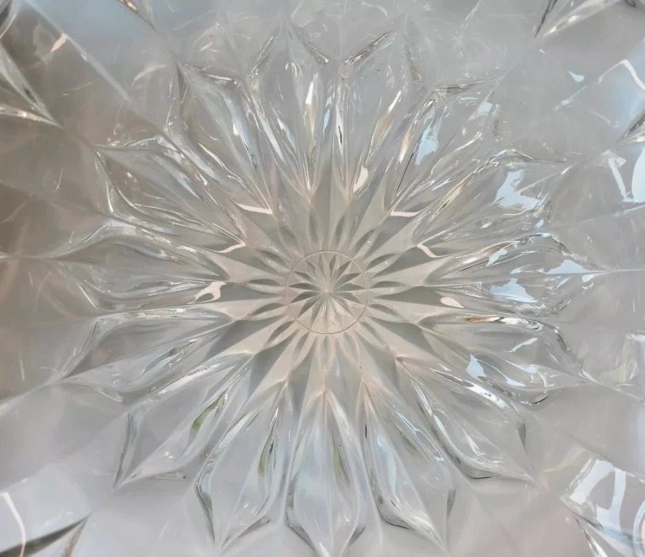 Calliope Blossom J.G. Durand French Crystal Glass Centerpiece Fruit Bowl ~ 13" - Timeless Treasures Emporium1