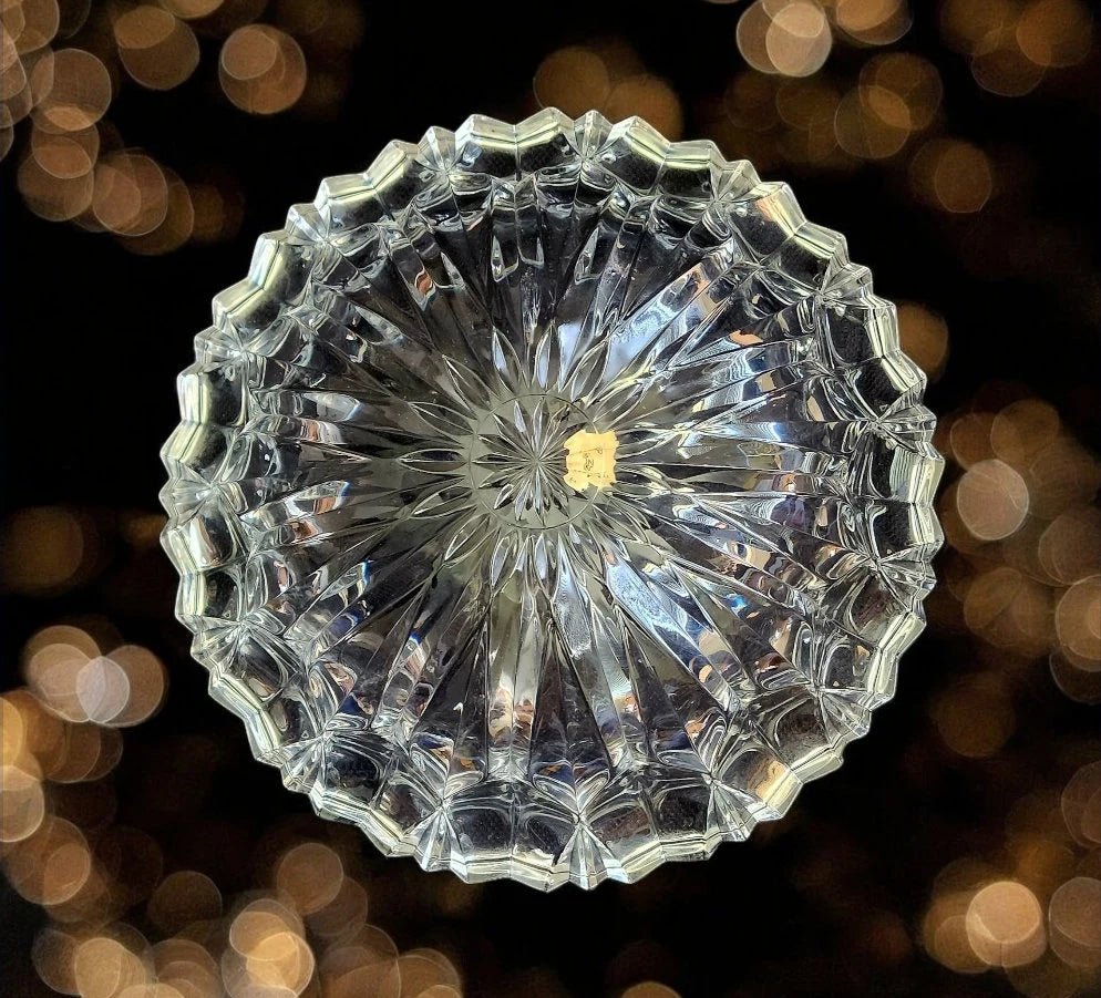 Calliope Blossom J.G. Durand French Crystal Glass Centerpiece Fruit Bowl ~ 13" - Timeless Treasures Emporium1