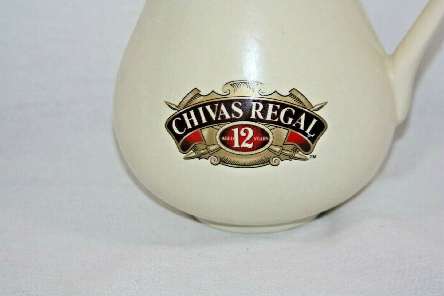 Chivas Regal Ceramic Pitcher Aged 12 Years Logo - Timeless Treasures Emporium1