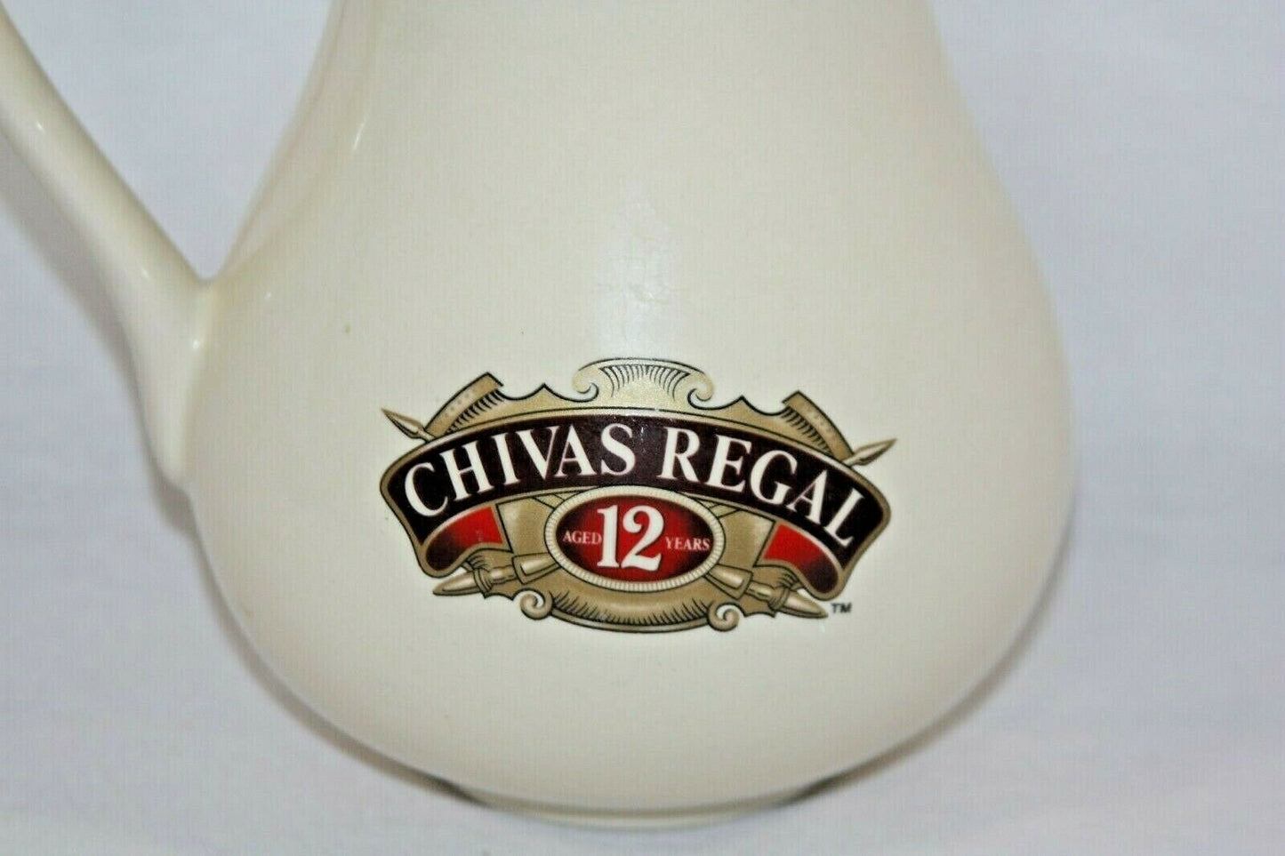 Chivas Regal Ceramic Pitcher Aged 12 Years Logo - Timeless Treasures Emporium1