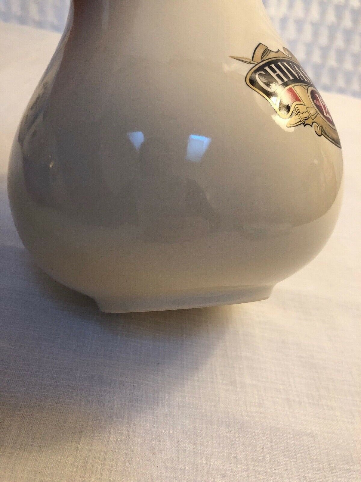 Chivas Regal Ceramic Pitcher Aged 12 Years Logo - Timeless Treasures Emporium1