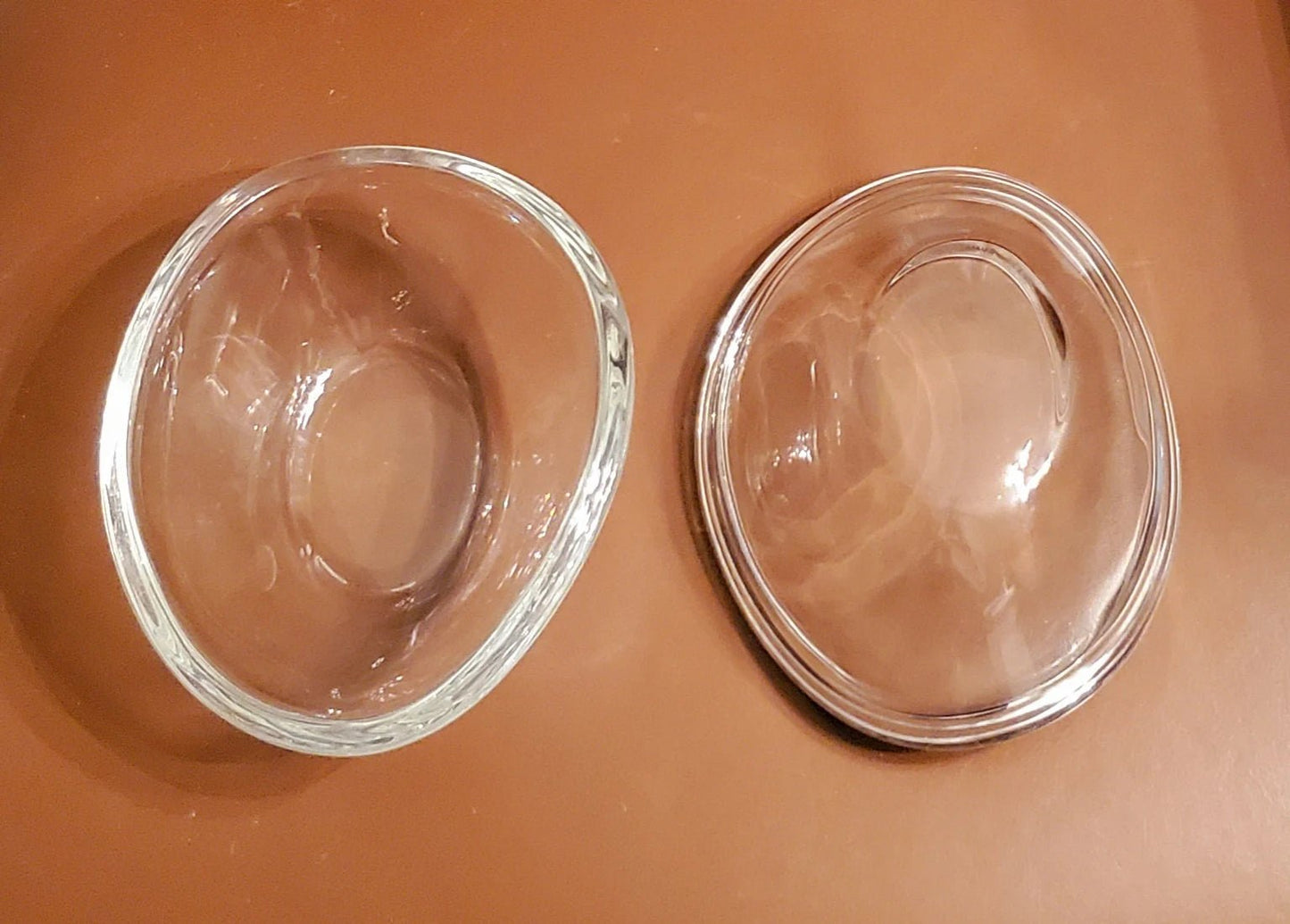 Clear Thick Sloping Glass 5 - Piece Salad Bowl Set - Timeless Treasures Emporium1
