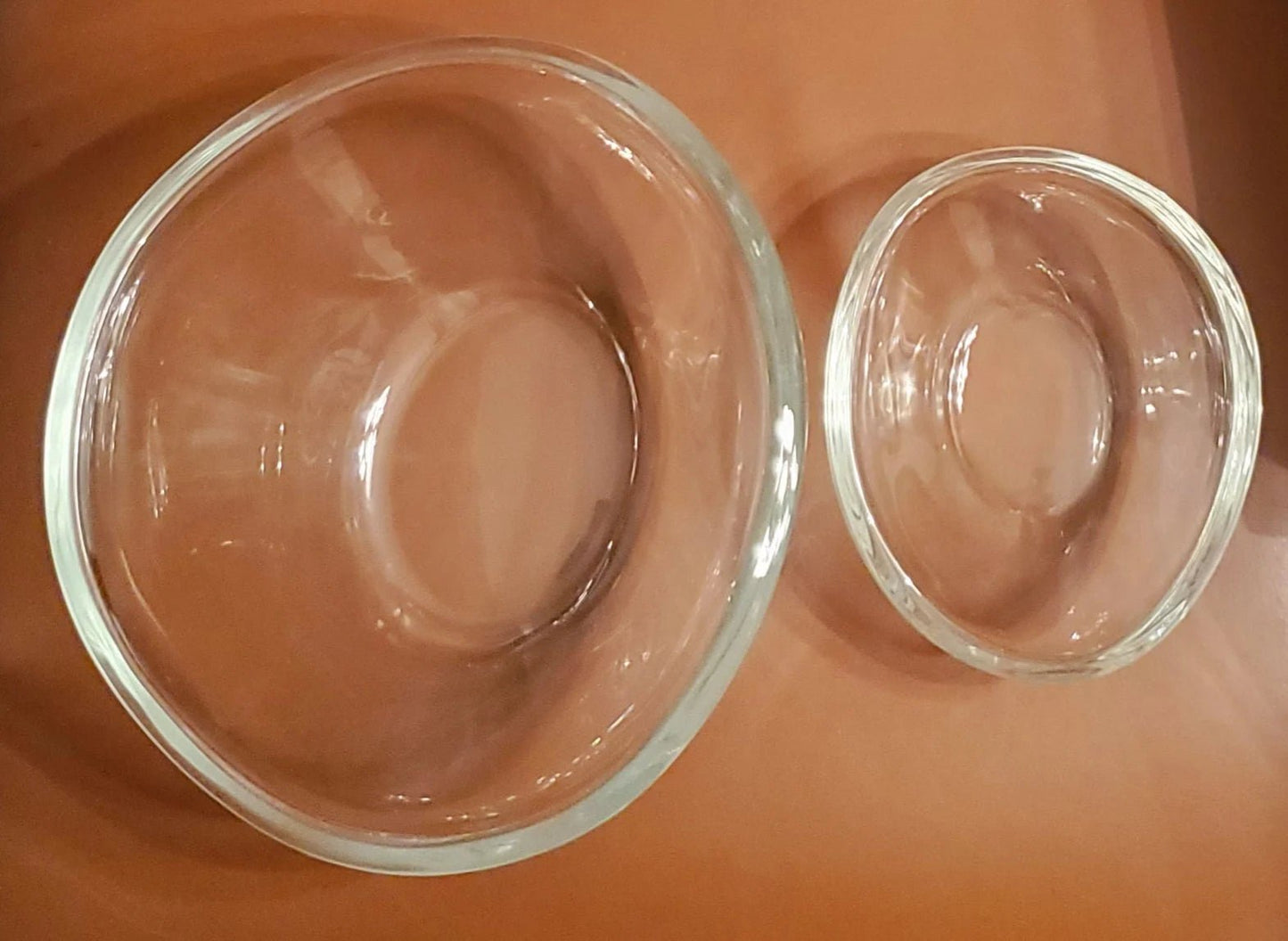 Clear Thick Sloping Glass 5 - Piece Salad Bowl Set - Timeless Treasures Emporium1