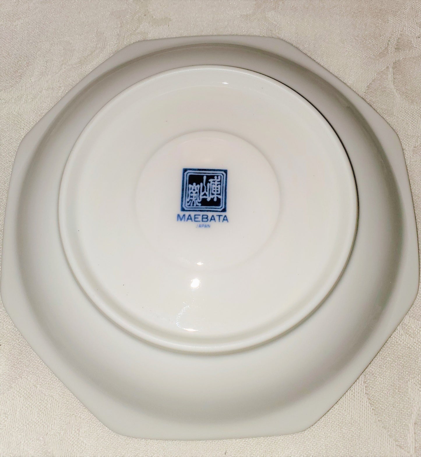 Porcelain Cup & Saucer Set of Four (4) by Maebata: RARE