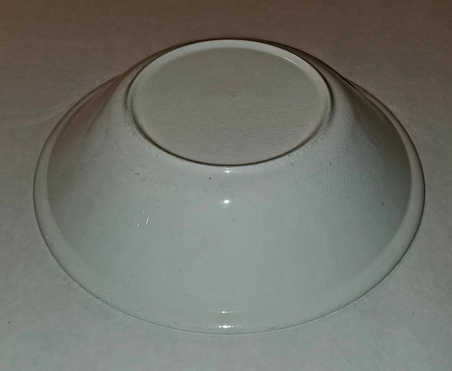 Vintage Ceramic Greek Salad Bowl with Recipe 11.5" x 2.5"