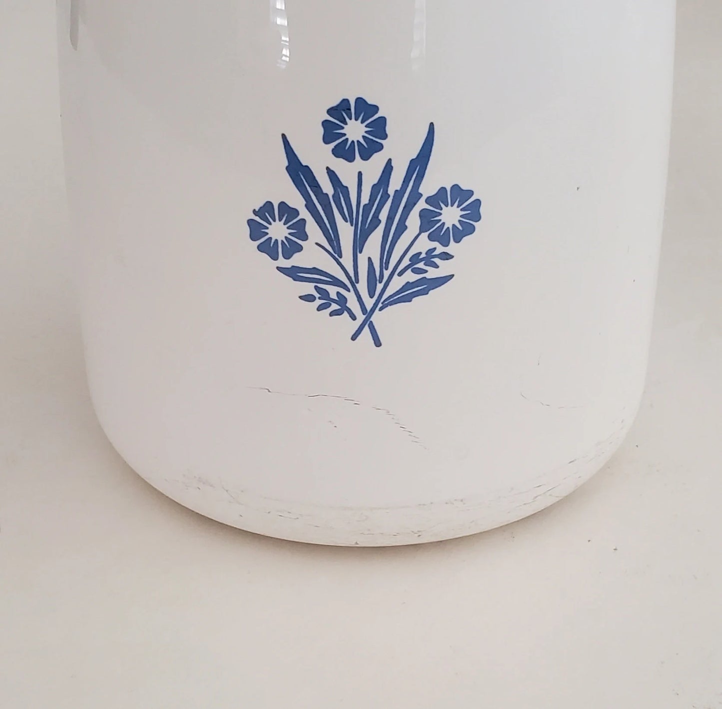 Six (6) Cup Pyroceram Blue Cornflower Corningware Stovetop Percolator Coffee Pot