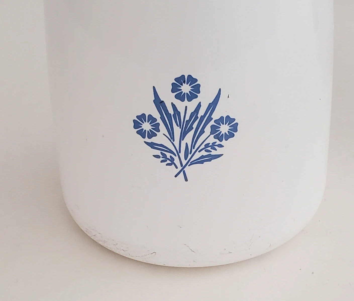 Six (6) Cup Pyroceram Blue Cornflower Corningware Stovetop Percolator Coffee Pot