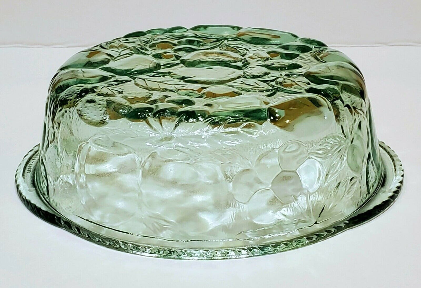 Libbey 3-Qt Orchard Fruit Green Casserole with Pie Plate with Lid - Timeless Treasures Emporium1