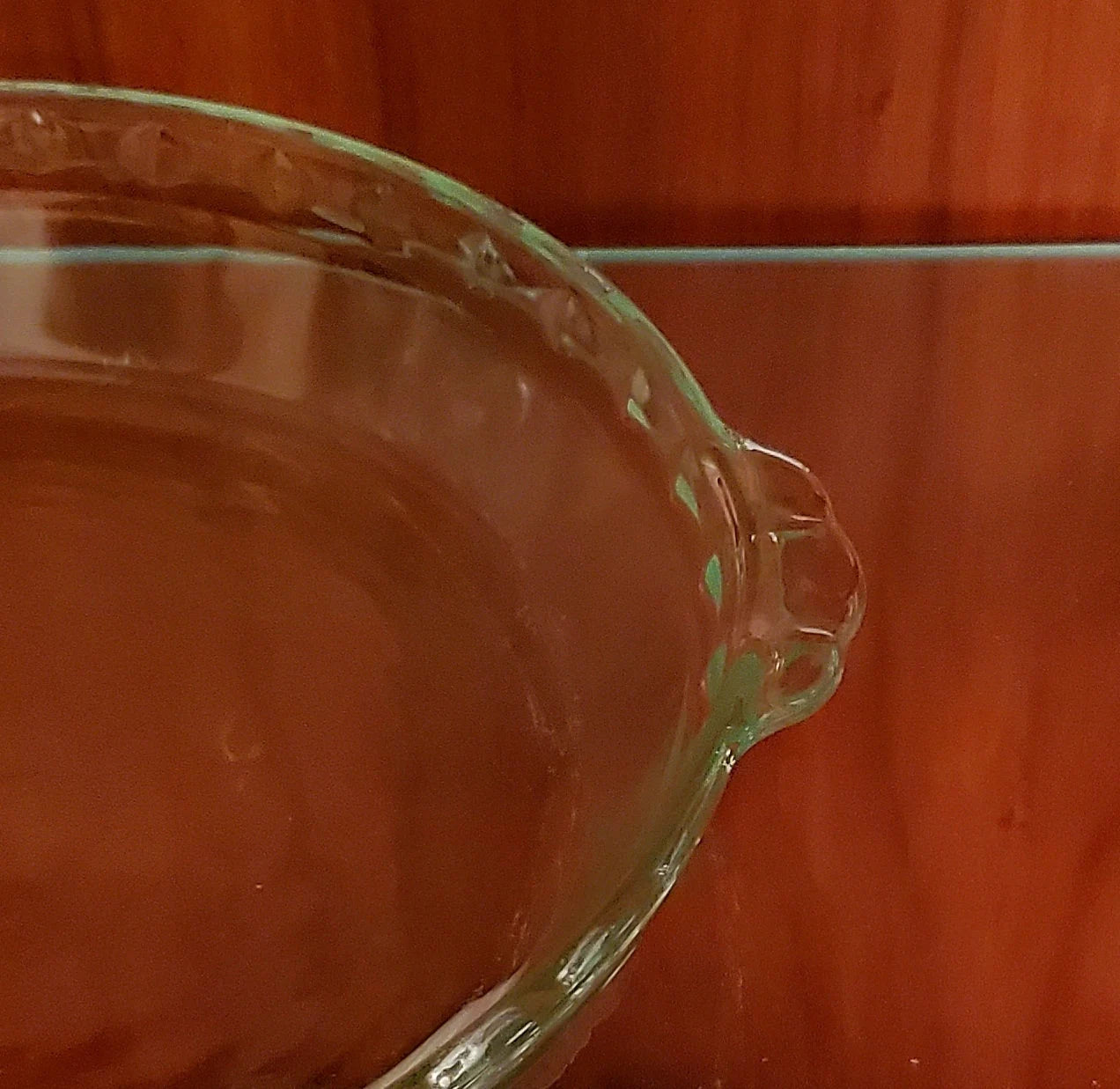 Vintage Pyrex/Corningware #229 Clear Glass Deep Dish 9.5"D Scalloped Fluted Pie Plate - Timeless Treasures Emporium1