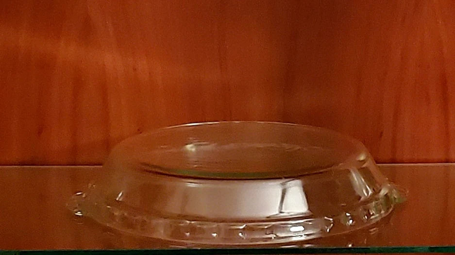Vintage Pyrex/Corningware #229 Clear Glass Deep Dish 9.5"D Scalloped Fluted Pie Plate - Timeless Treasures Emporium1