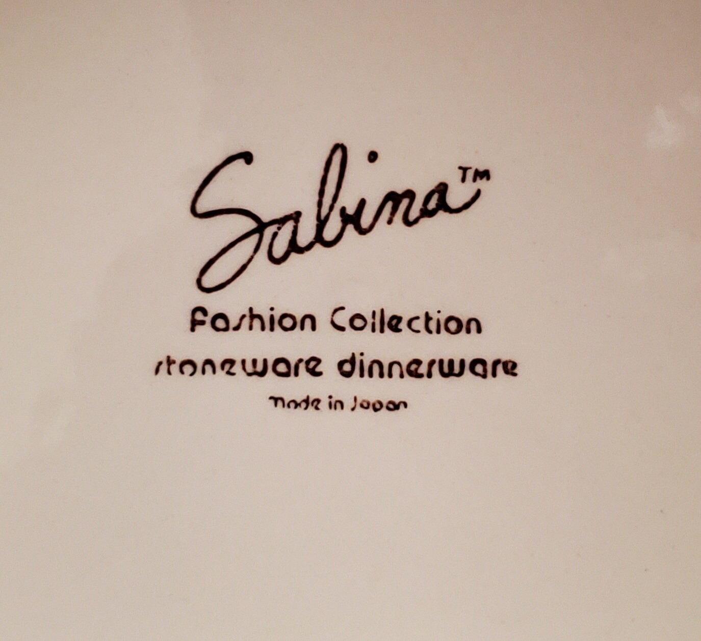 Replacement Vintage Sabrina Fashion Collection Dinner Plate