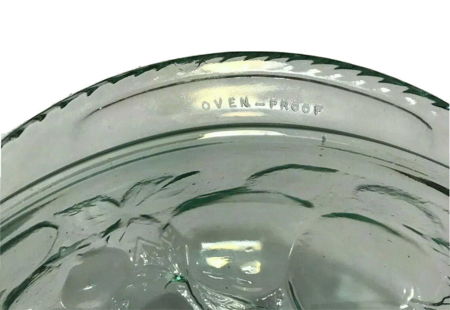 Libbey 3-Qt Orchard Fruit Clear Casserole with Pie Plate with Lid - Timeless Treasures Emporium1