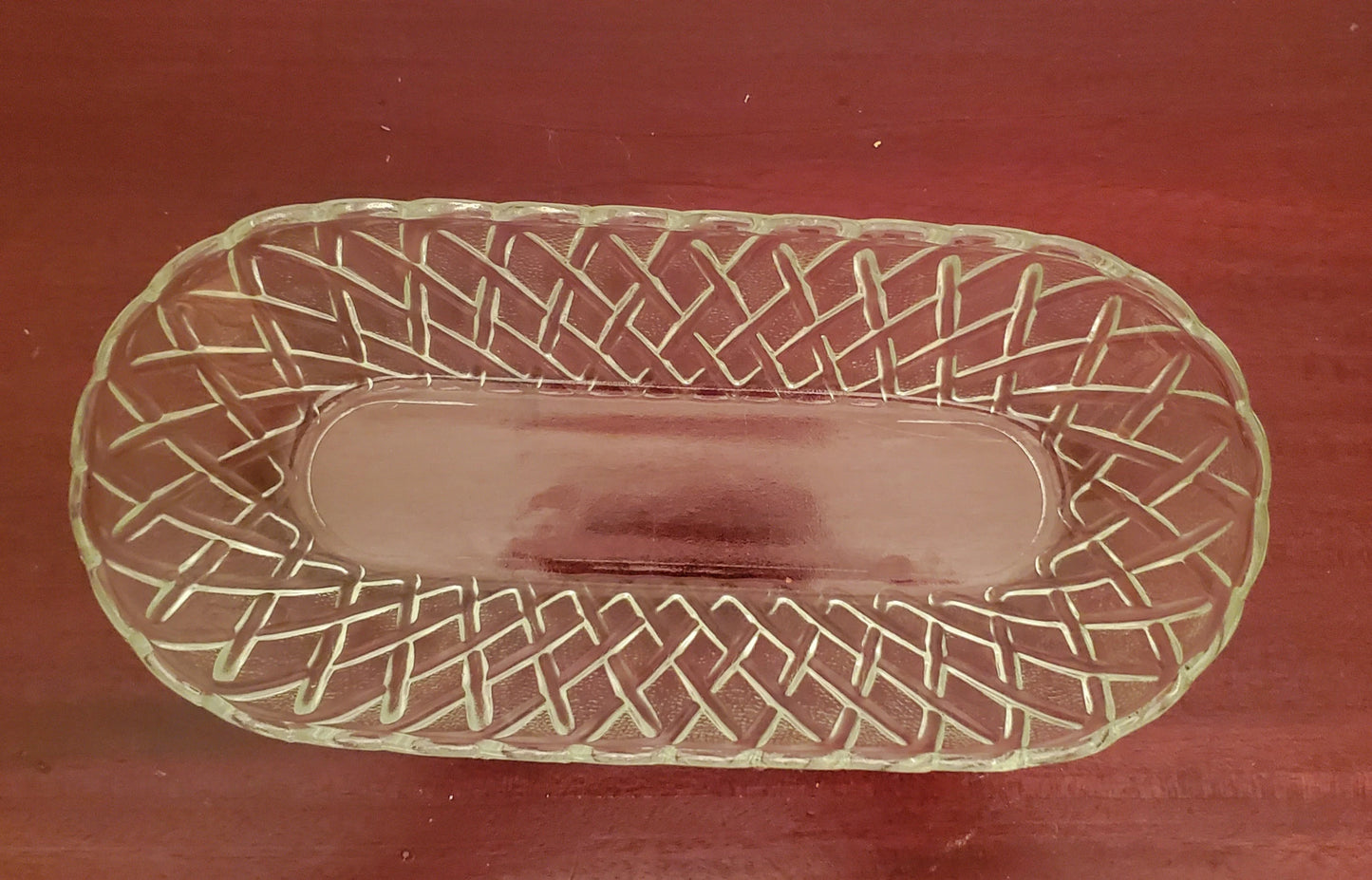 Vintage Indiana Clear Depression Glass Pretzel Glass Celery Trinket Dish ~ Pattern 622 - Timeless Treasures Emporium1