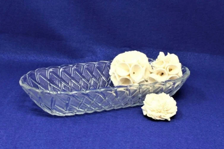 Vintage Indiana Clear Depression Glass Pretzel Glass Celery Trinket Dish ~ Pattern 622 - Timeless Treasures Emporium1