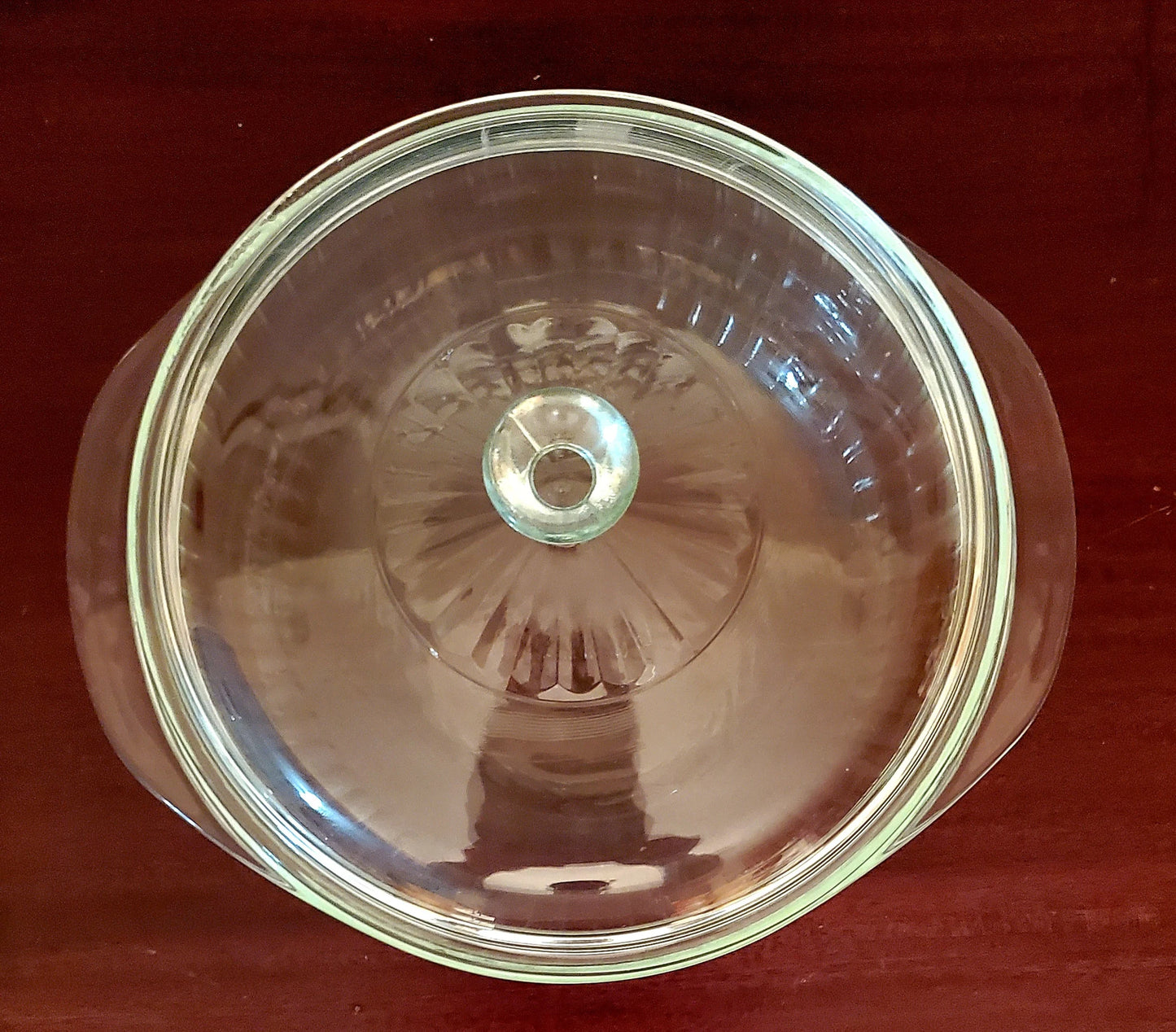 Vintage Pyrex Ribbed Covered Casserole Clear Glass 2 Qt - 024-S - Timeless Treasures Emporium1