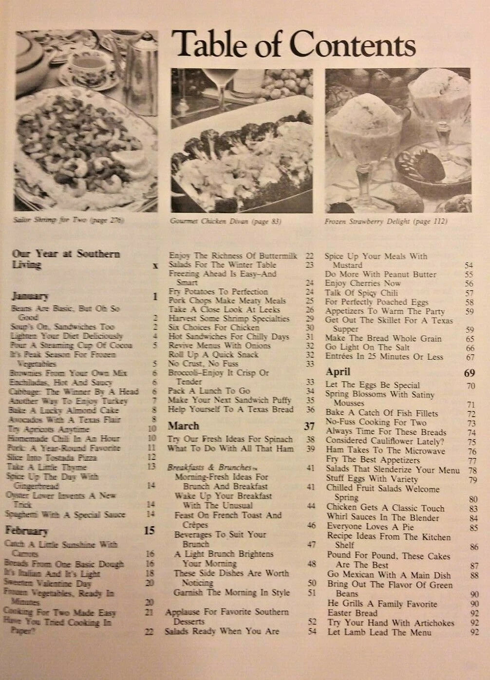 Southern Living 1982 Annual Recipes Cookbook