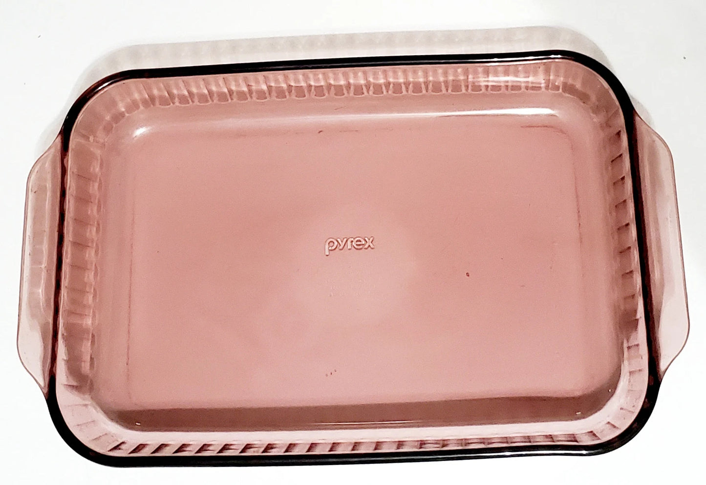 Vintage Pyrex Amethyst / Cranberry 3 Quart Baking Pan Dish 3 QT 233-S Rectangle 13 x 9 x 2 Made In USA - Timeless Treasures Emporium1