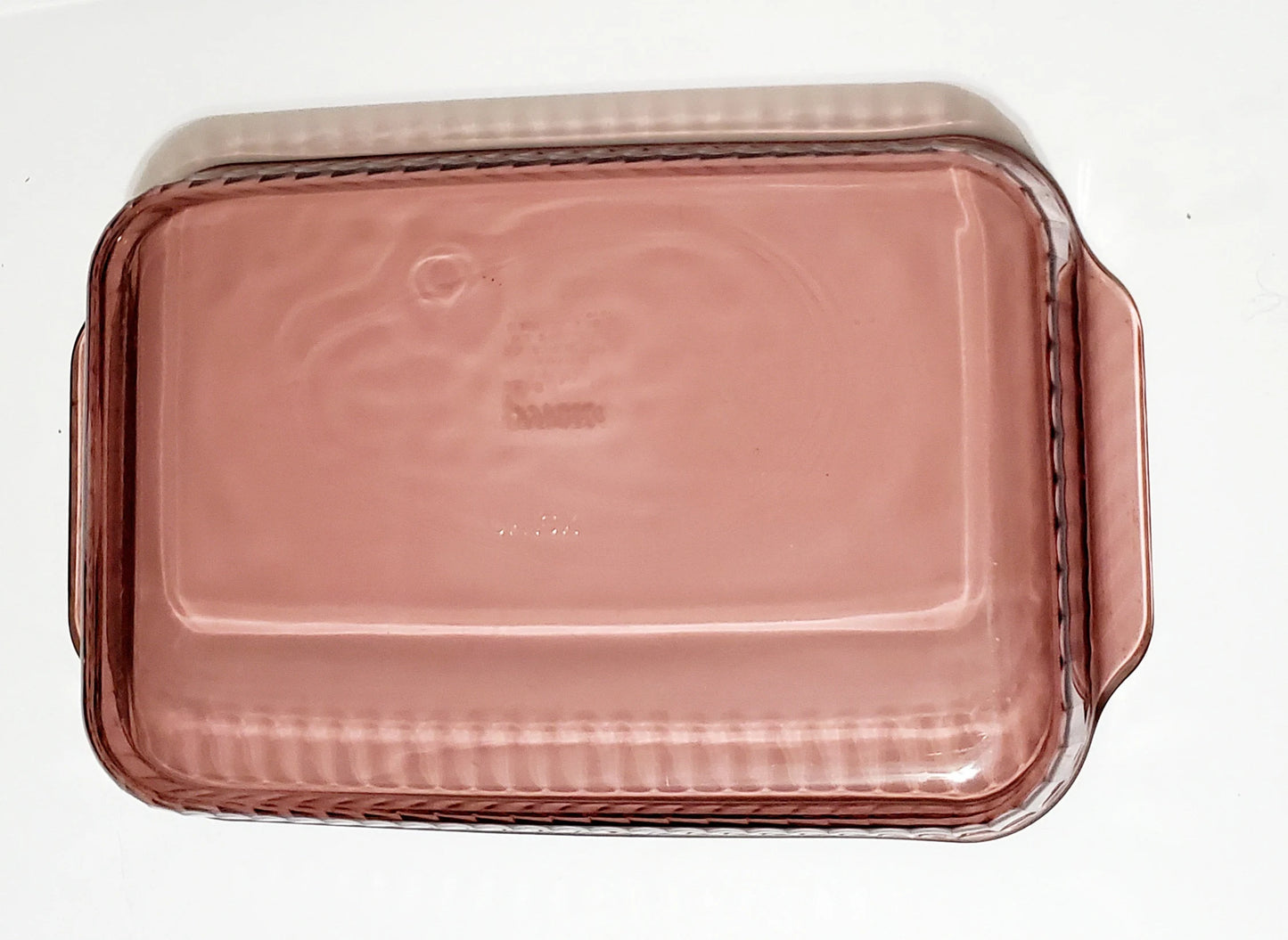 Vintage Pyrex Amethyst / Cranberry 3 Quart Baking Pan Dish 3 QT 233-S Rectangle 13 x 9 x 2 Made In USA - Timeless Treasures Emporium1
