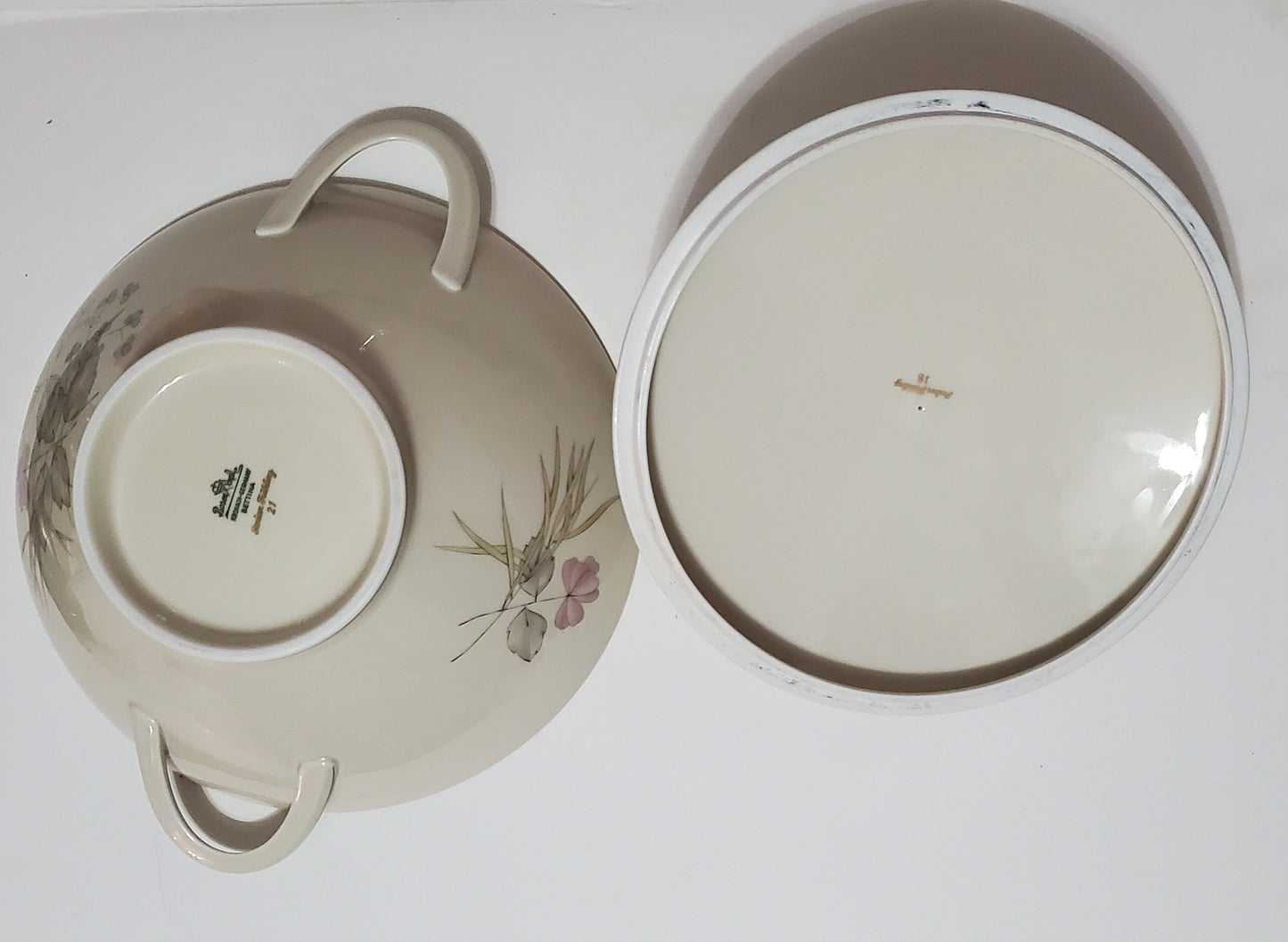 Vintage Rosenthal COVERED SERVING BOWL Pariser Fruhling Bettina Vegetable Serving Bowl with Lid 9" - Timeless Treasures Emporium1