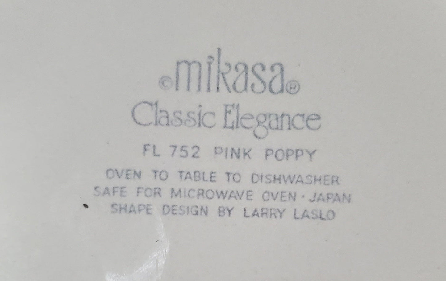 Replacement Mikasa Pink Poppy Classic Elegance Rimmed Round FL - 752 Vegetable/Serving Bowl ~ 11" - Timeless Treasures Emporium1