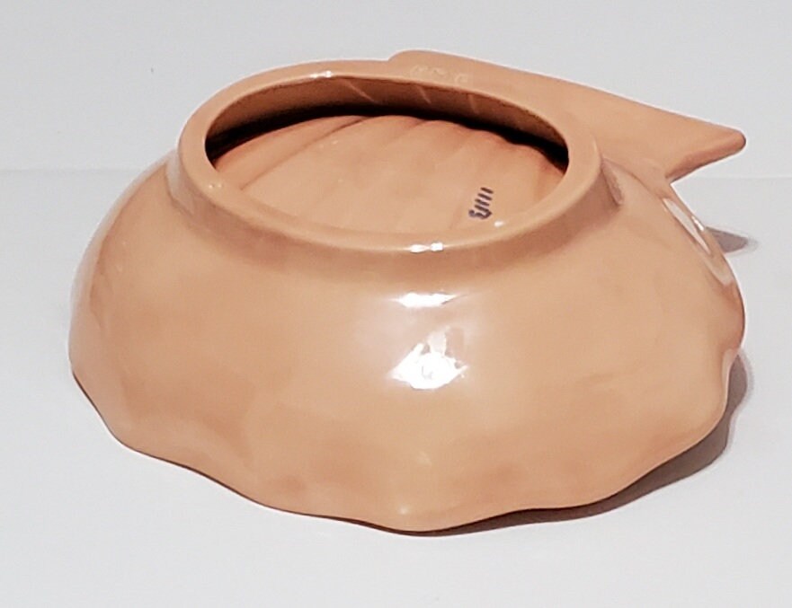 Handmade Vintage Ceramic Clam Shell Chip & Dip Serving Set - Timeless Treasures Emporium1