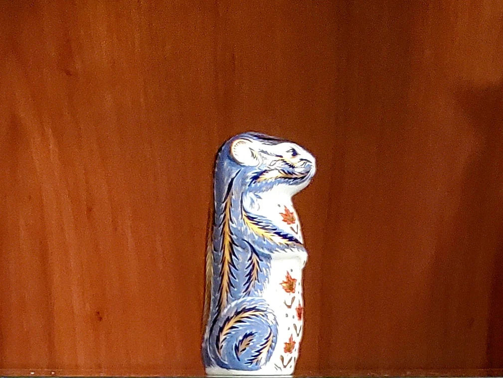 Exquisite Royal Crown Derby Chipmunk Paperweight / Figurine - Timeless Treasures Emporium1
