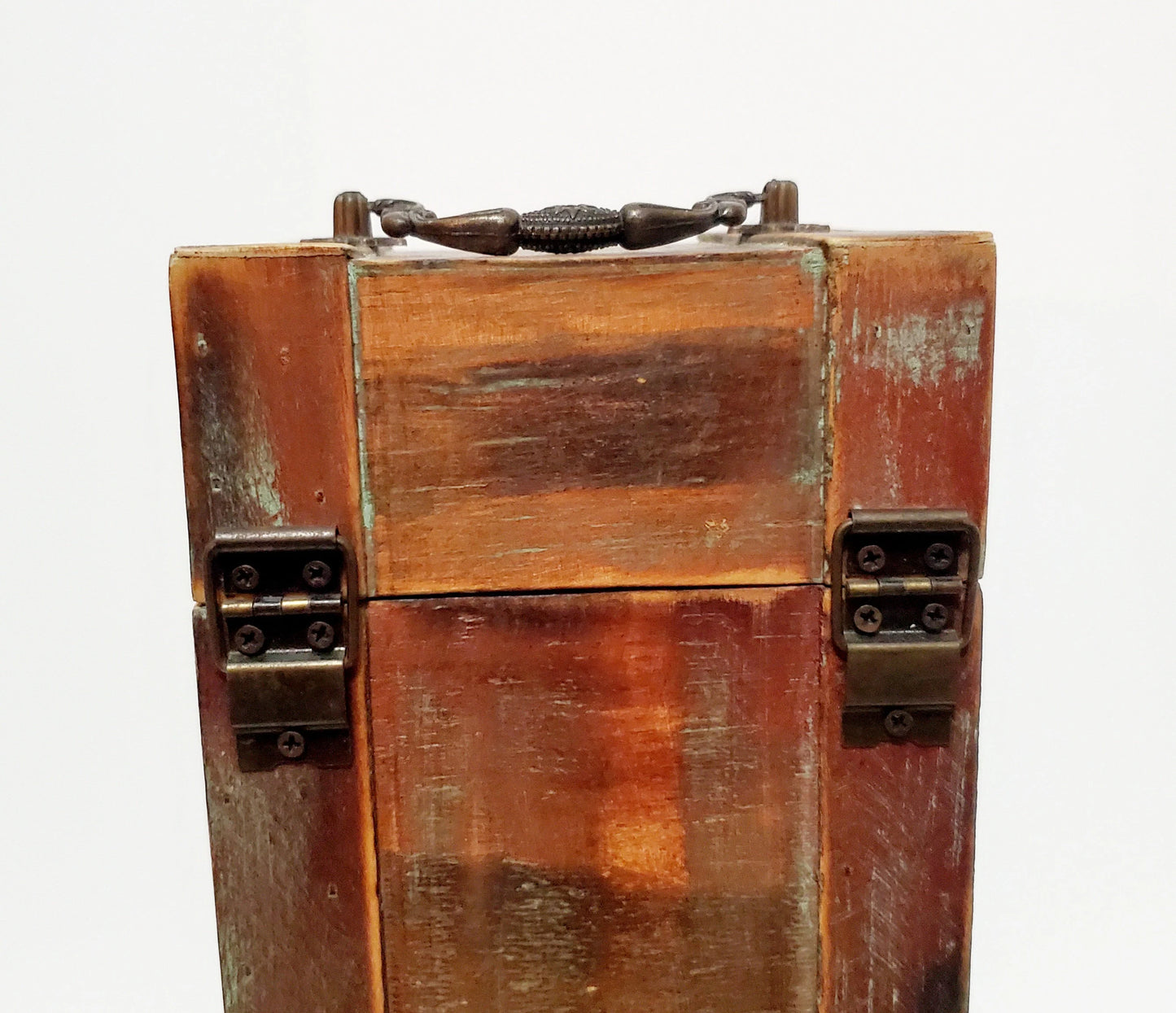 Decorative Distressed/Rustic Old World Wooden Lighthouse Treasure Chest Wine Box - Timeless Treasures Emporium1