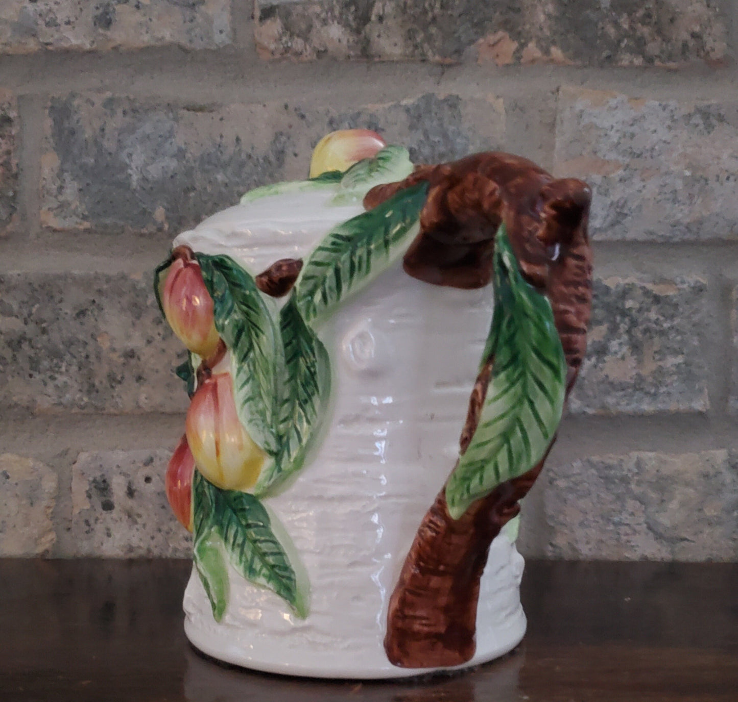 Vintage OMNIBUS Fitz & Floyd Peach Fruit Tree 3D Teapot 26 oz 1995 - Timeless Treasures Emporium1