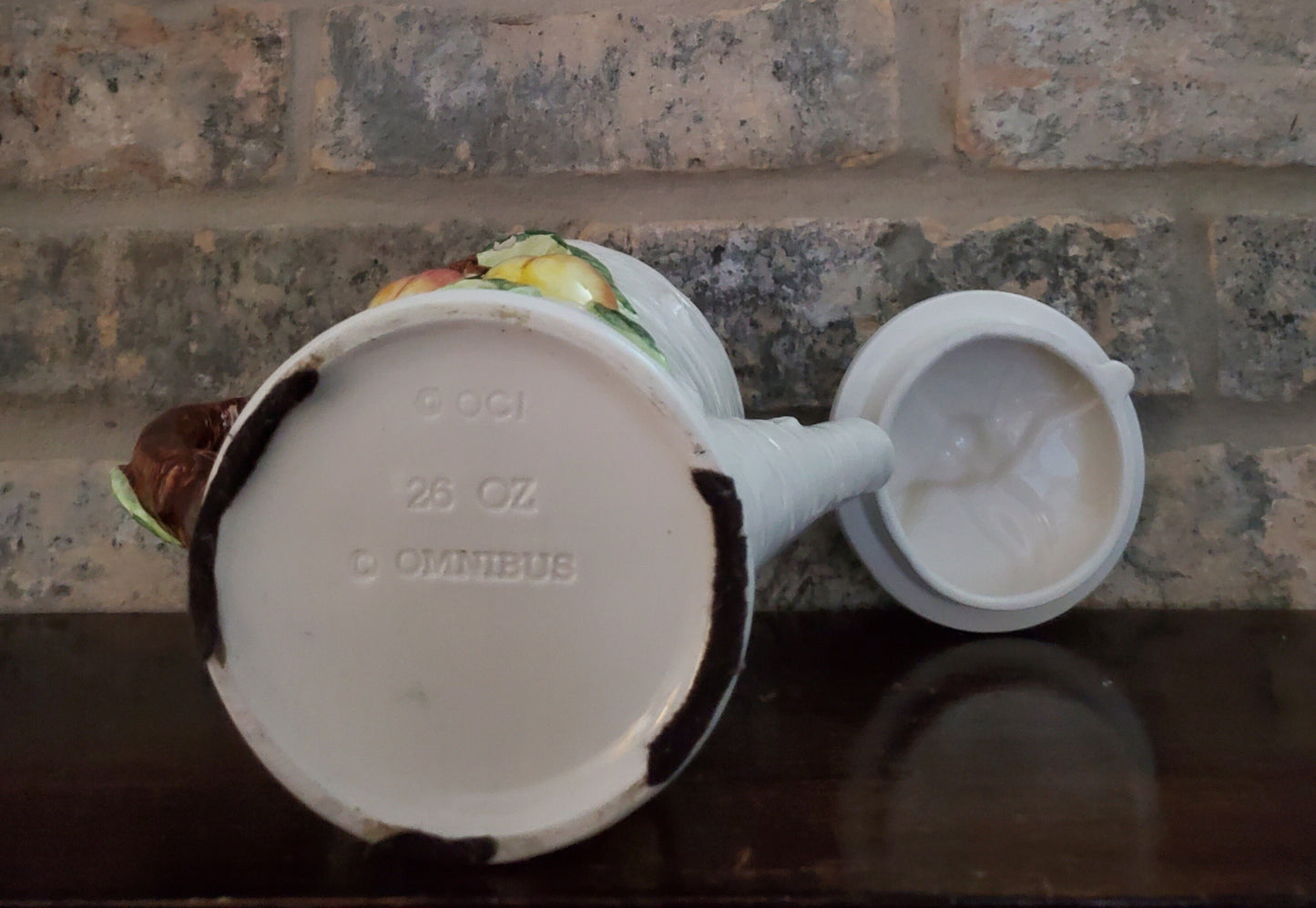 Vintage OMNIBUS Fitz & Floyd Peach Fruit Tree 3D Teapot 26 oz 1995 - Timeless Treasures Emporium1