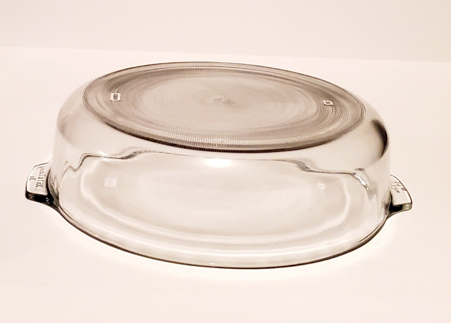 Large Libbey 3-Qt Round 3.2 QT (3L) Clear Casserole Dish with Lid - Timeless Treasures Emporium1