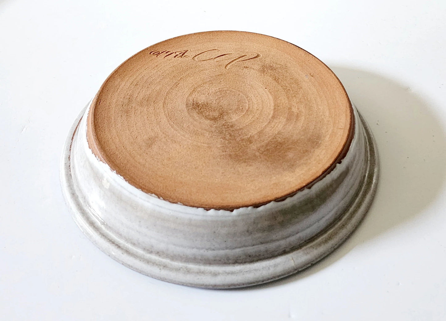 Vintage 1986 Glazed Stoneware Deep Dish Pie Plate Crystal Creek Pottery Home Baked