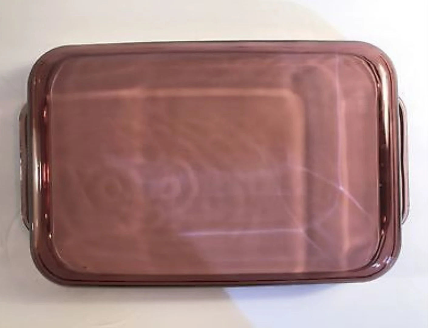 Pyrex Cranberry Glass 233-R Rectangular CASSEROLE/BAKING Dish (Lasagna / Cake Pan); Cranberry, 3Qt, 13"x9"x2" Made In USA