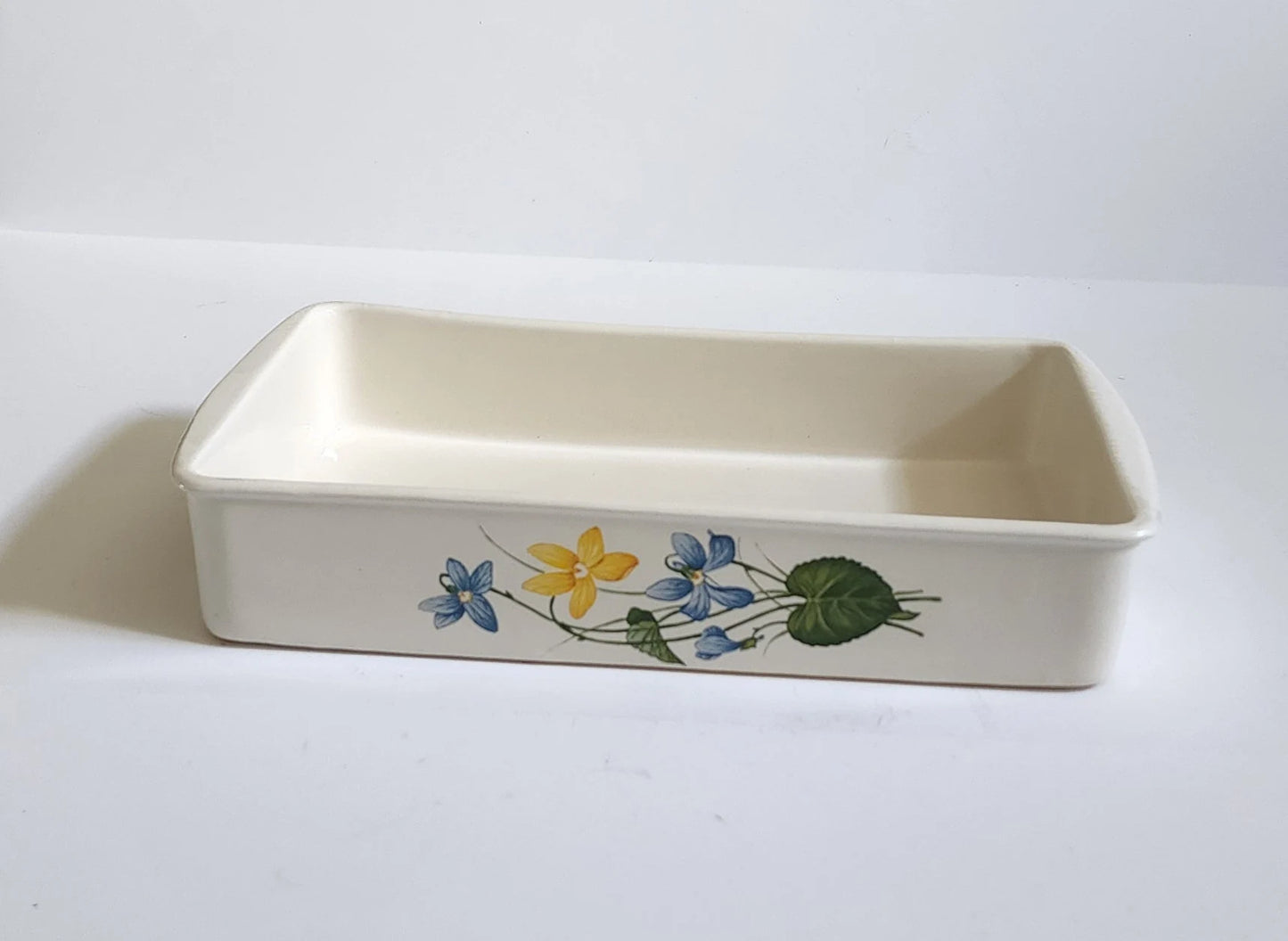Floral 14" Rectangular Ceramic Earthenware Baker 3Qt Lasagna/Casserole Dish #7803 - Timeless Treasures Emporium1