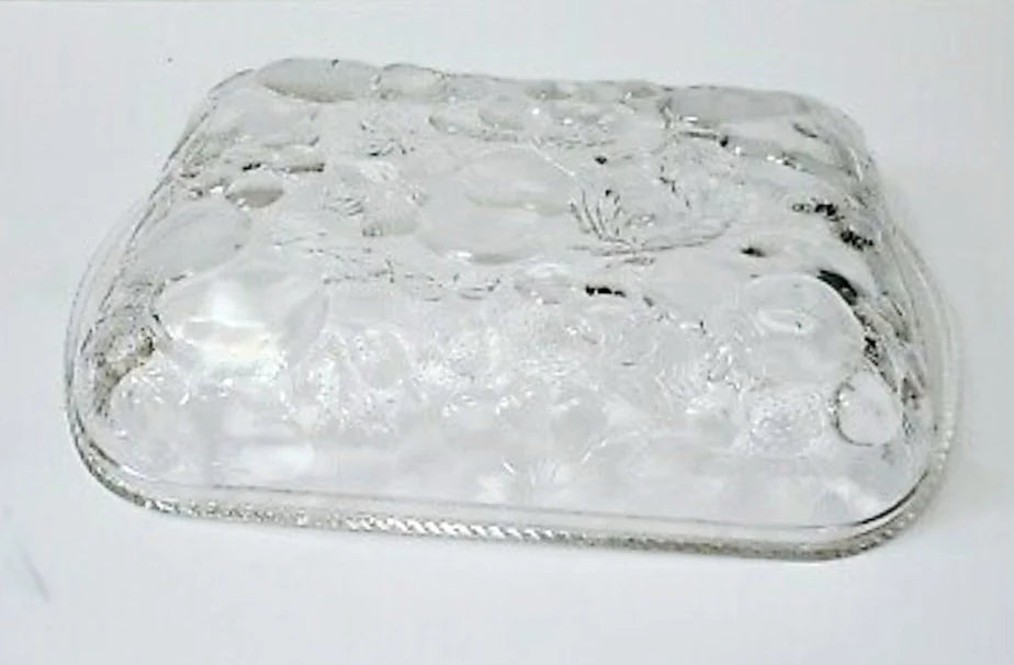 Vintage Clear Libbey Glass Orchard Fruit Casserole Baking Dish 12" X 9" - Oven-Proof - Timeless Treasures Emporium1