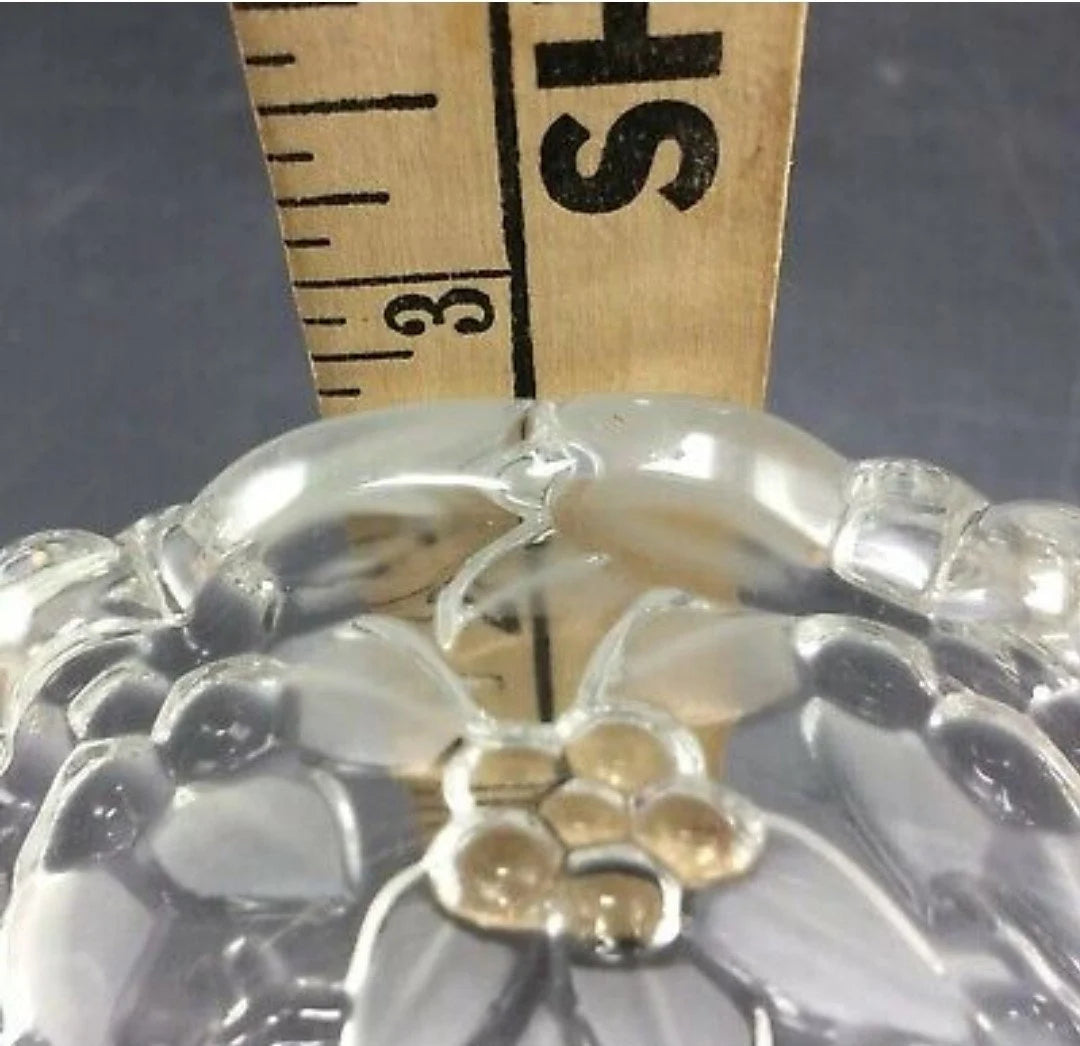 Vintage Naturel Mikasa Walther Sectional Glass Bowl Carmen Germany & Clear Glass Serving Bowl /Dish ~ 10.5" - Timeless Treasures Emporium1