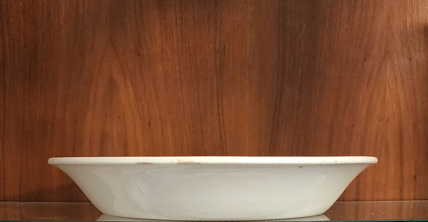 Vintage Country Harvest Deep Dish Cheesecake Pie Recipe Plate ~ Perfectly Imperfect ~ 11"
