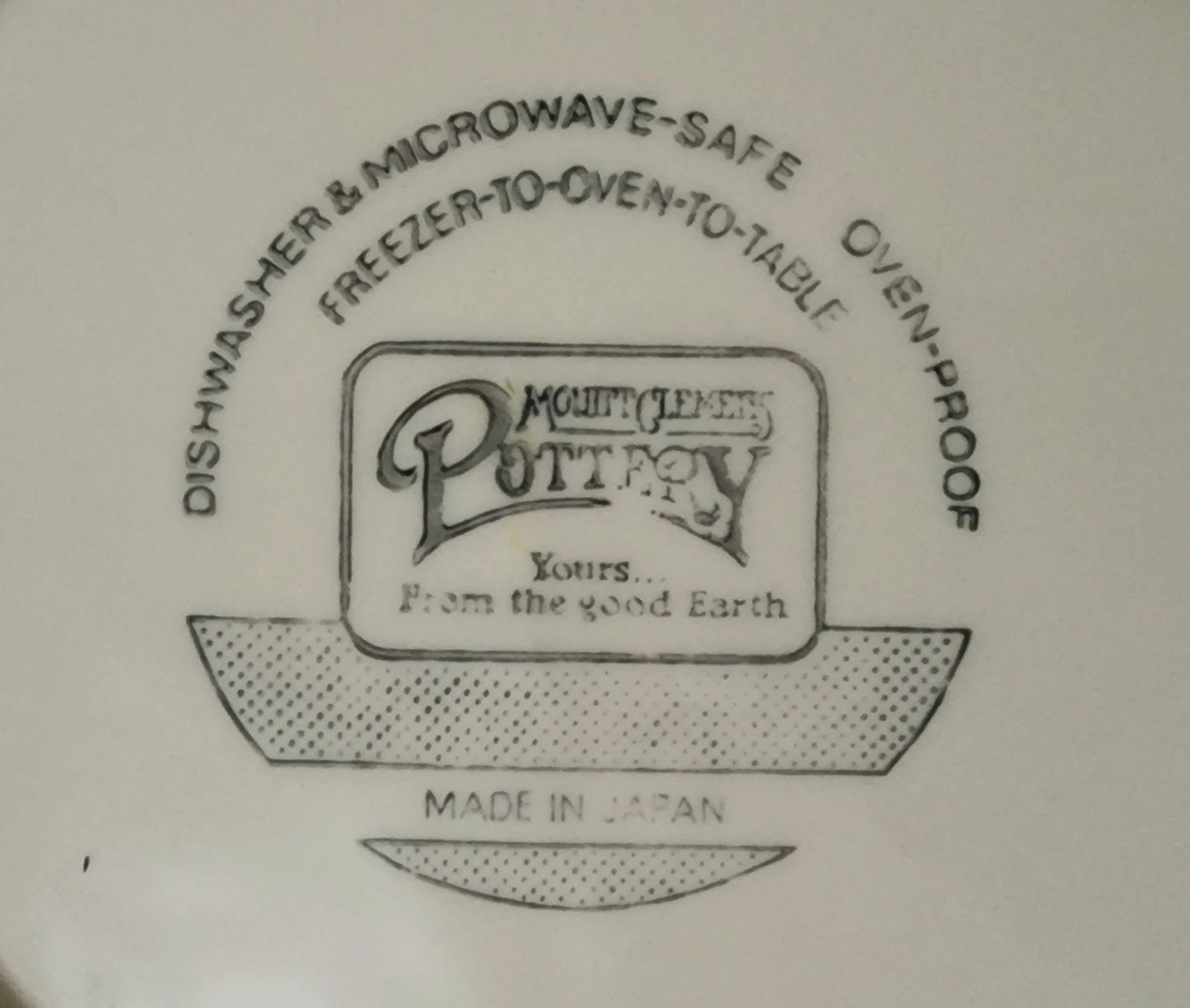 Vintage Ceramic Apple Pie Plate w/Recipe Alco Baking Pan Dish Never Used Keeper Dish, 10.5