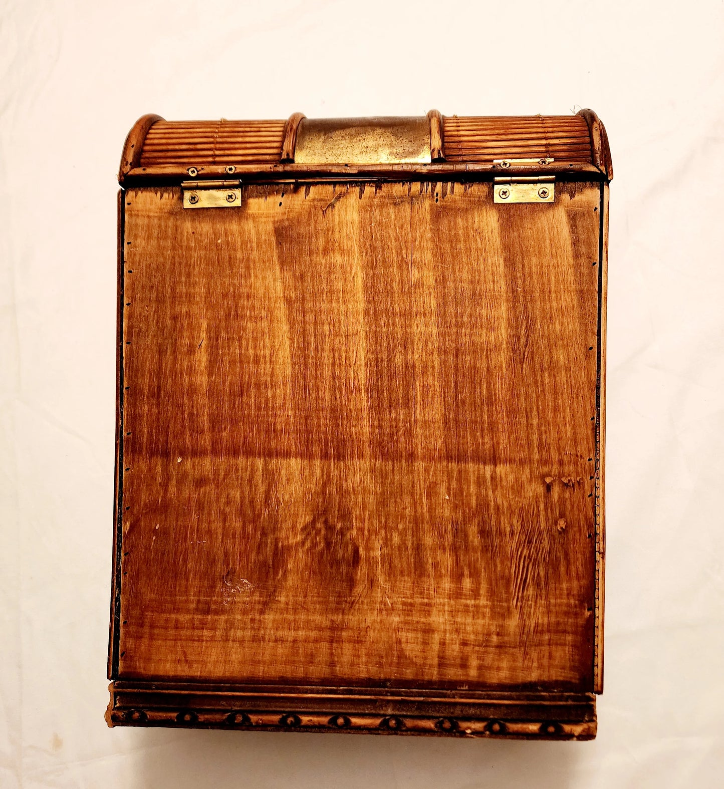 Grapes Emossed Decorative Faux Distressed Old World Wooden Treasure Chest Triple Wine Box ~ 14" - Timeless Treasures Emporium1