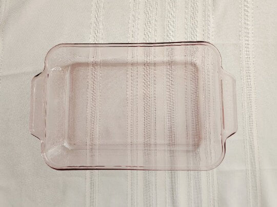 Vintage Rose Baking Dish 8" x 11.5" x 2" 2-Qt 7 - 1031 | Anchor Hocking / Baking/ Casserole Dish Rose/Pink Rectangular Baking Dish - Timeless Treasures Emporium1