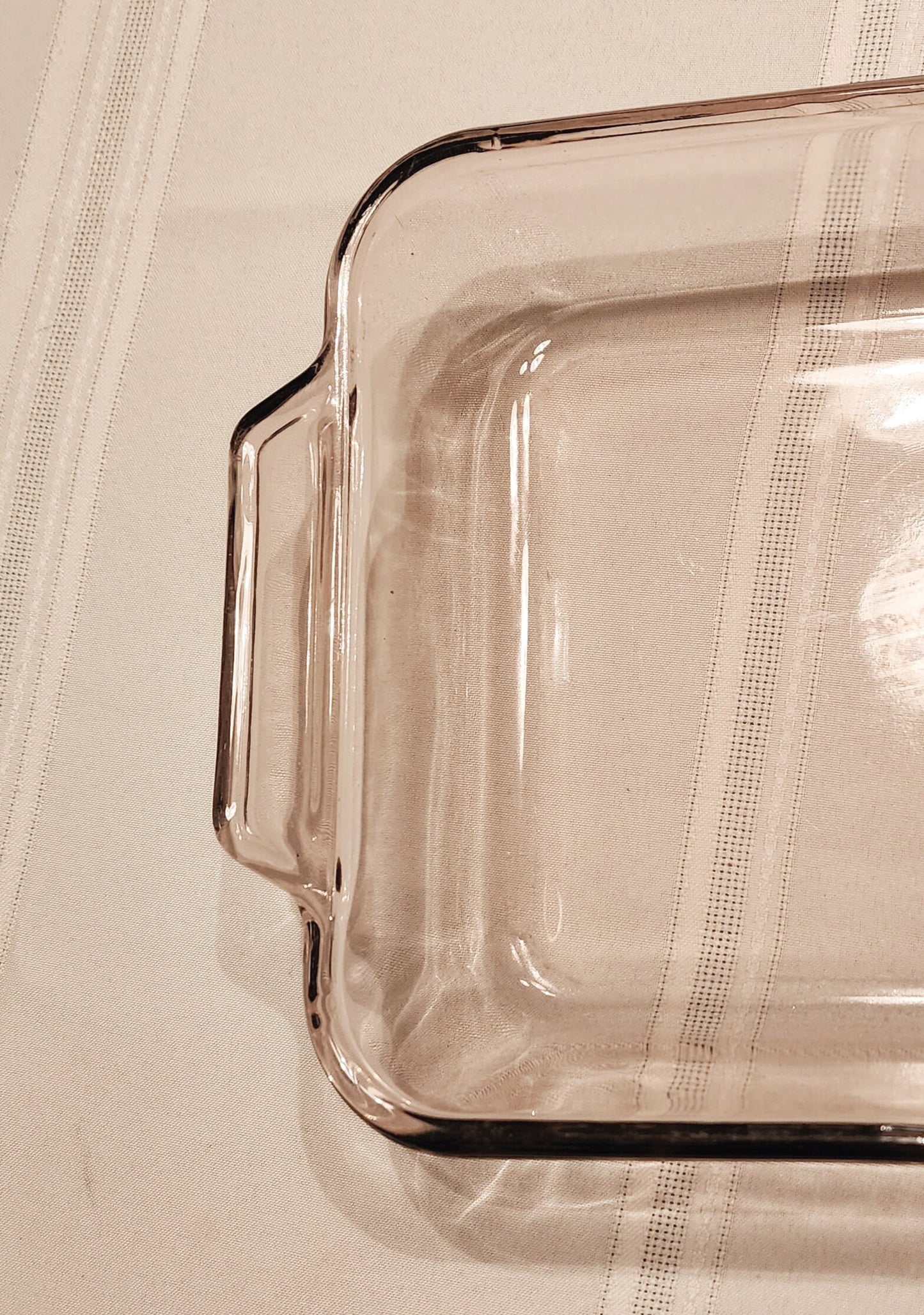 Vintage Rose Baking Dish 8" x 11.5" x 2" 2-Qt 7 - 1031 | Anchor Hocking / Baking/ Casserole Dish Rose/Pink Rectangular Baking Dish - Timeless Treasures Emporium1