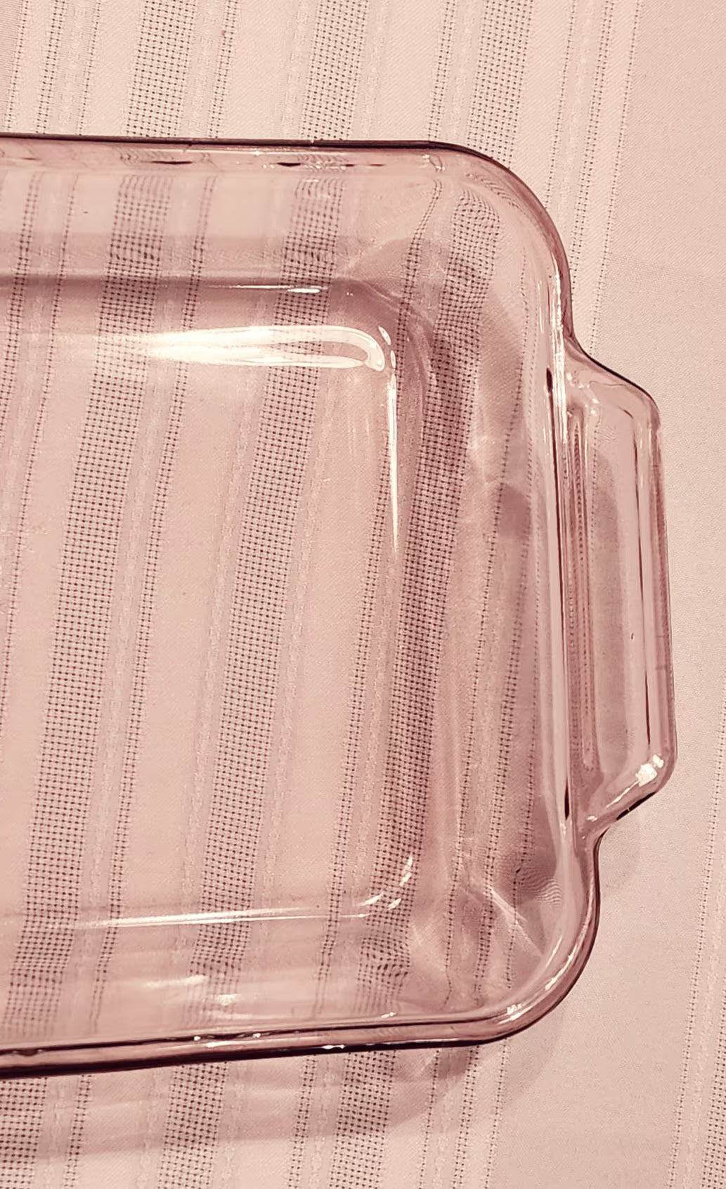 Vintage Rose Baking Dish 8" x 11.5" x 2" 2-Qt 7 - 1031 | Anchor Hocking / Baking/ Casserole Dish Rose/Pink Rectangular Baking Dish - Timeless Treasures Emporium1