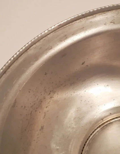 Vintage Buenilum Covered Divided Hammered Aluminum Casserole Dish