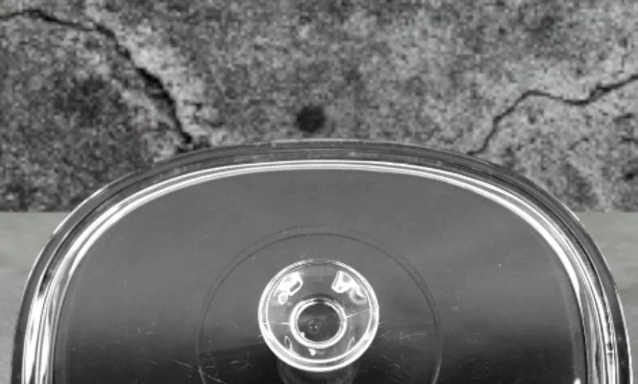 PYREX Clear Smooth F-14-C Large Glass Oval Dome / Lid / Cover ONLY for Casserole Dish Replacement ~ 12.5" x 9.75"